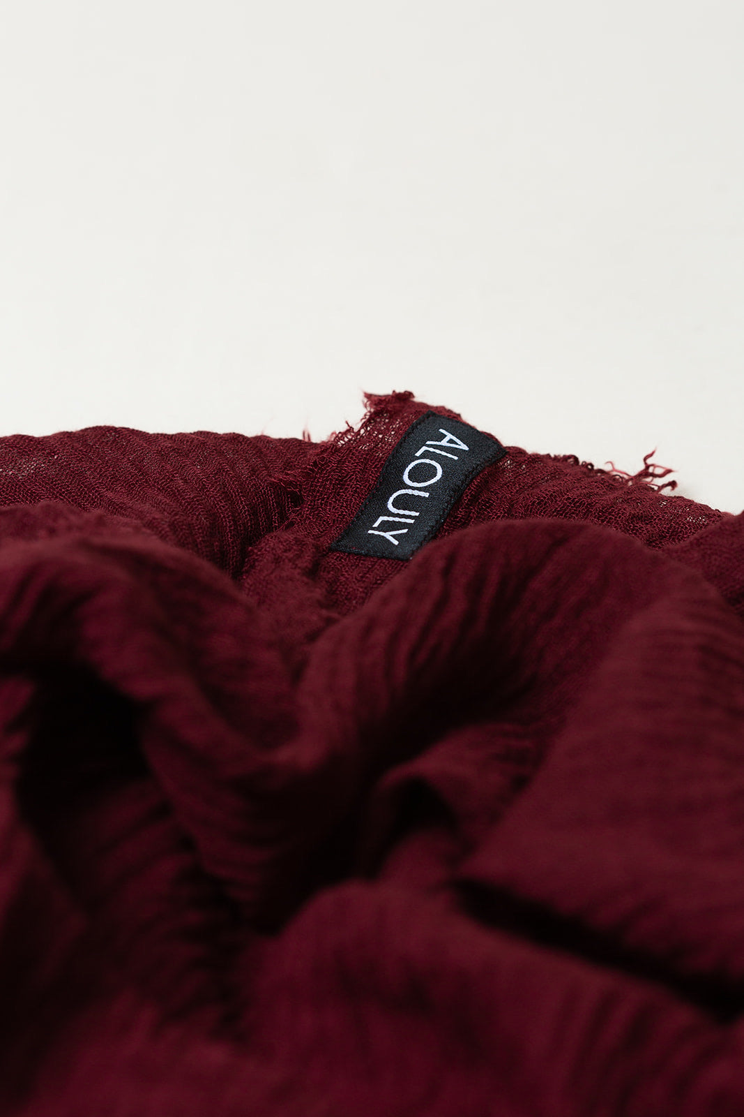 Deep Red Premium Cotton Hijab