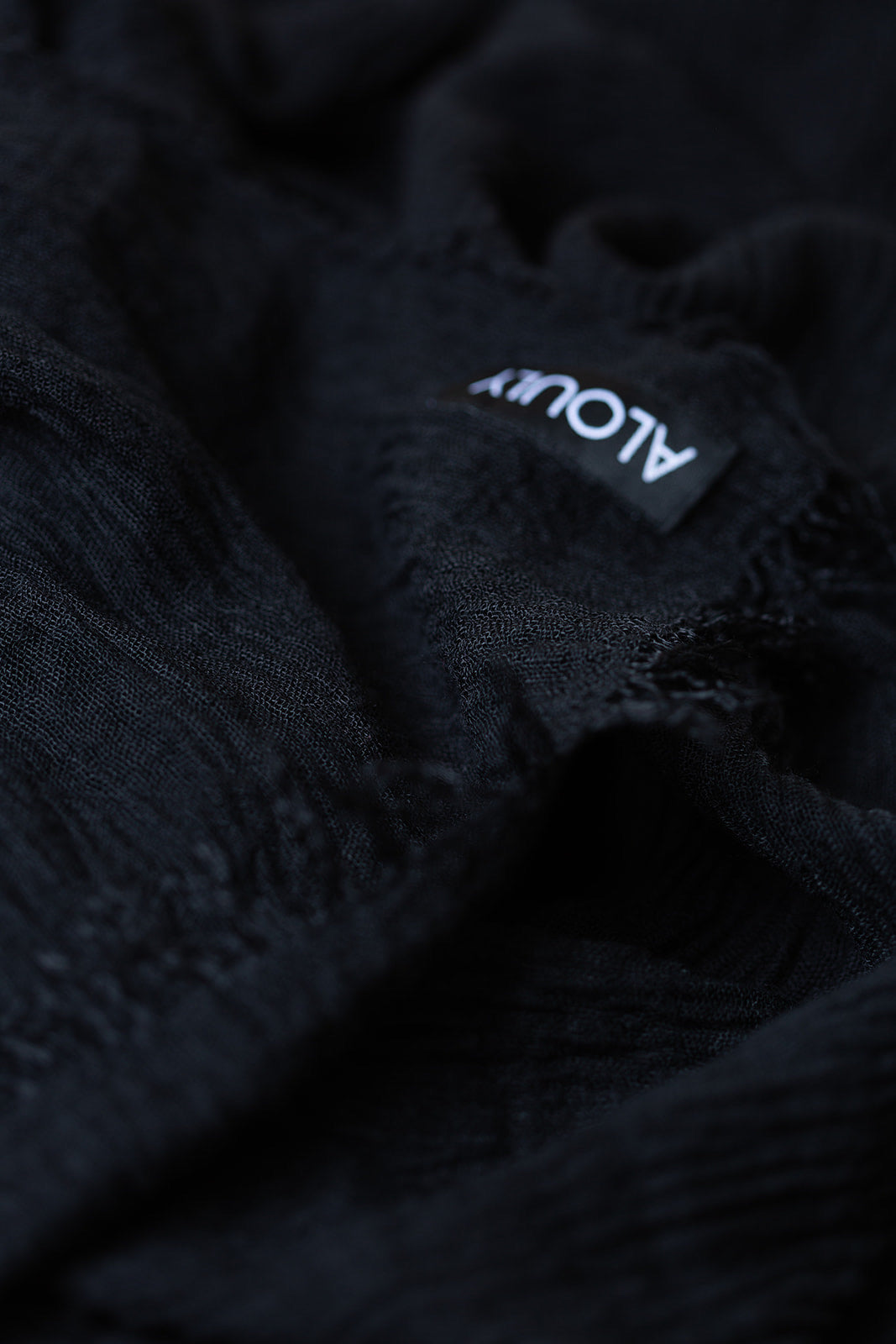 Black Premium Cotton Hijab