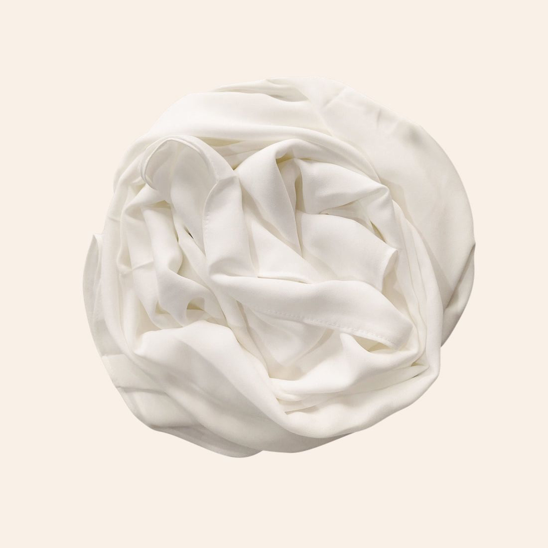Premium Chiffon Hijab - Ivory